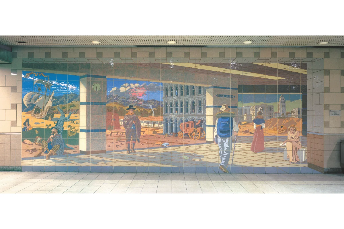 地铁站艺术壁画 - 澳洲幸运十 创意灵感